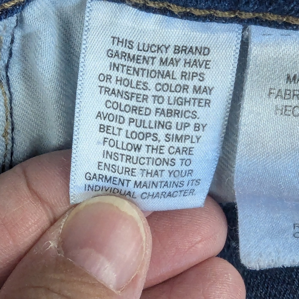 Lucky Brand size 2 Mid-rise Ava Crop Jeans - Picture 9 of 14